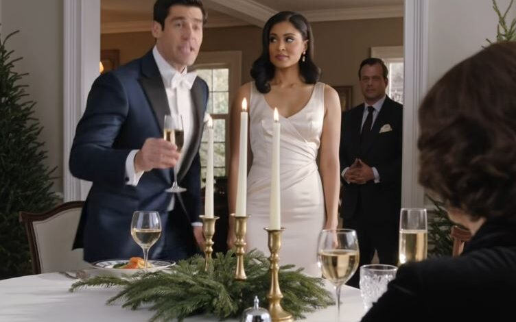 O meu filho estava de pé à nossa mesa de Natal, ergueu o copo para a mulher e chamou-lhe “a nova Mrs. Merritt House”. Depois, com aquele sorrisinho calmo que as crianças usam quando pensam que a