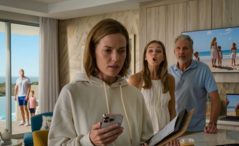 Usei o meu cartão para reservar uma simples casa de praia para a família, e a minha irmã transformou tudo numa semana de luxo — e depois disse-me para não estragar o ambiente quando a cobrança aparecesse.