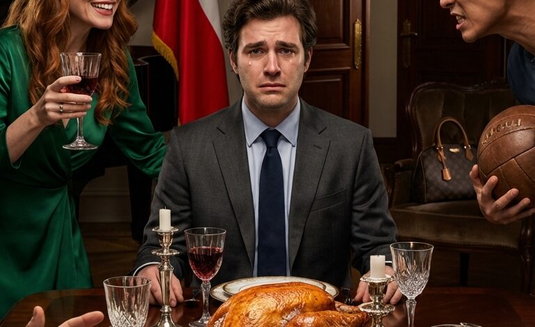 Podczas kolacji z okazji Święta Dziękczynienia moja siostra wstała z kieliszkiem wina w dłoni, uśmiechnęła się, jakby miała zamiar wznieść słodki, rodzinny toast i powiedziała: „Głosowaliśmy i już nie jesteście rodziną”, ale gdy położyłem grubą teczkę na środku stołu i powiedziałem jej: „W takim razie chyba nie będzie ci to potrzebne”, otworzyła ją, przewróciła dwie strony i zaczęła krzyczeć.