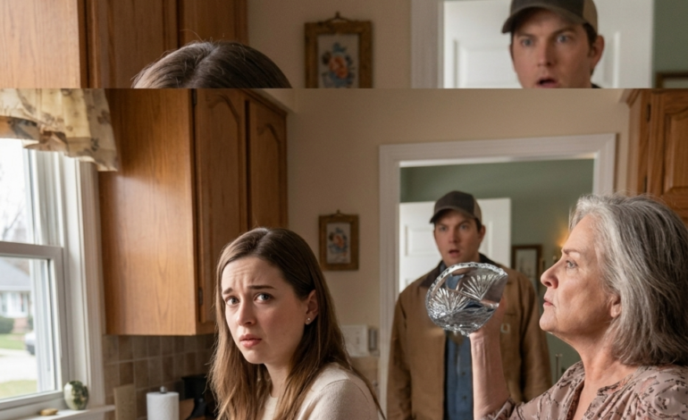 Ledwo wyszedł, gdy jej uśmiech zniknął. Kobieta, która właśnie gruchnęła: „Źle się czujesz, kochanie?”, rzuciła mi w twarz brudną szmatę i syknęła: „Idź pozmywać te naczynia. Spodziewasz się, że cię obsłużę?”. Ręce mi się trzęsły, żołądek mi się przewracał, a dom zamienił się w więzienie. Już miałam się załamać, gdy drzwi wejściowe znów zaskrzypiały… i mój mąż wszedł do środka.