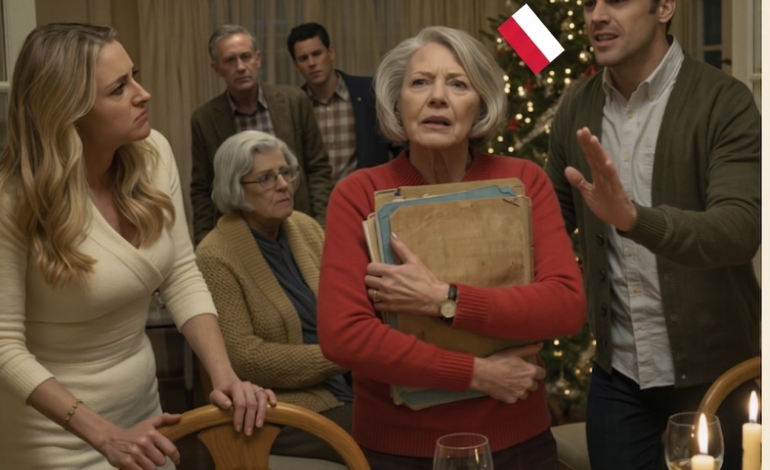 „Wyjątkowa Wigilia! Moja przyszła synowa wprowadza się do nas” – oznajmił mój syn przy kolacji wigilijnej. „Przyzwyczaisz się – zawsze dostaję to, czego chcę” – zadrwiła, patrząc mi prosto w oczy. Ale jej uśmiech zniknął, gdy spokojnie odwzajemniłam uśmiech, położyłam na stole gruby stos dokumentów i w końcu zaczęła się prawdziwa „niespodzianka”.