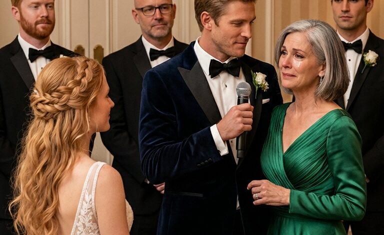 Na ślubie mojego syna matka panny młodej powiedziała: „To nie jest matka”. Synowa się roześmiała. Syn to usłyszał, wziął mikrofon i na oczach wszystkich ogłosił, że ślub został odwołany. Następnego ranka ich rodzina musiała zmierzyć się z tym, co się stało.