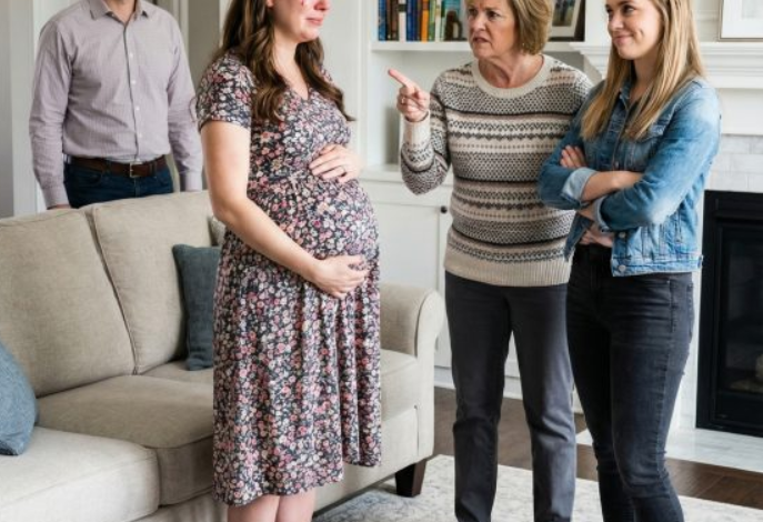 Wróciłam do domu rodzinnego męża ostatni raz przed porodem, myśląc, że to będzie cicha wizyta. Zamiast tego, moja teściowa krzyknęła: „Moje 2000 dolarów przepadło!”, a bratowa wskazała na mnie jak na przestępcę. „Ukradła je!”. Ale momentem, który mnie złamał, nie było ich okrucieństwo, ale zimny głos mojego męża: „Po prostu powiedz prawdę”. Myśleli, że ich oskarżenie mnie złamało… dopóki nie odkryłam, co tak naprawdę ukrywają.