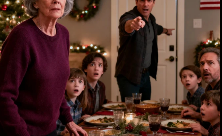 Podczas kolacji wigilijnej mój syn powiedział: „Mamo, nie jesteś tu już mile widziana”. Wyrzucił mnie z domu, który kupiłam za całą emeryturę. Uśmiechnęłam się tylko i spokojnie, bez słowa, poszłam do mojej ciężarówki. Patrzył na mnie i uśmiechał się z satysfakcją. Nie wiedział, że prawdziwy spektakl dopiero się zaczyna –