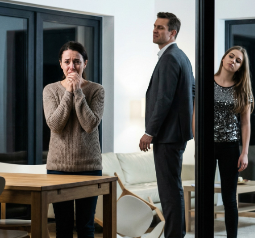 Wciąż pamiętam moment, w którym wszystko we mnie się rozsypało. „Ona jest nikim” – powiedział chłodno mój mąż, a jego głos przeszył pokój. „Rób z nią, co chcesz… ona jest tylko psem w tym domu”. Ręce mi drżały, ale nie płakałam. Jeszcze nie. Bo w tej chwili narodziło się we mnie coś o wiele bardziej niebezpiecznego. Myśleli, że jestem złamana. Bezsilna. Niewidzialna. Ale nie mieli pojęcia… Miałam stać się najgorszym błędem, jaki kiedykolwiek popełnią.