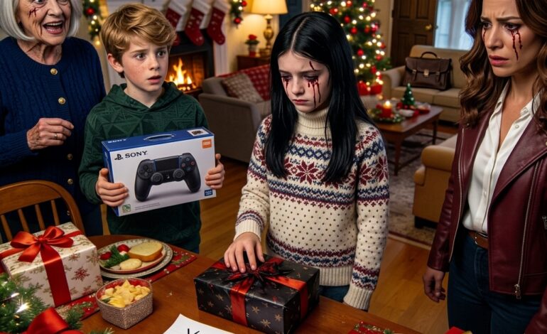 On Christmas Day, my mother handed my sister’s child the newest game console. My daughter got nothing but a note that read, “You’re worthless.” My mother laughed and said, “Why would anyone waste a gift on her?” My sister smirked and added, “Yeah, she’s just a pathetic loser.” My daughter didn’t say a word. She quietly placed a gift on the table and walked out with me. But only minutes later, screams started erupting from inside the house. – Story