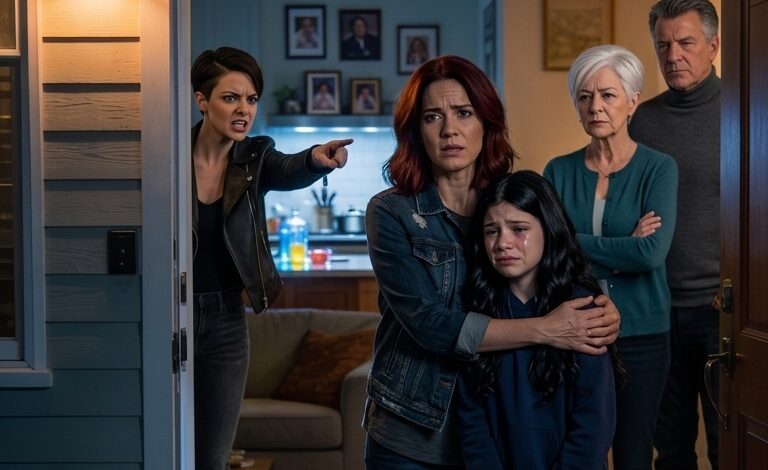 Jen chvilku… – “Moje 12leté dítě napsalo SMS: ‘Mami… dali mi kufr ven.’ Zavolal jsem mámě – ona řekla: ,Tady tě není potřeba.’…