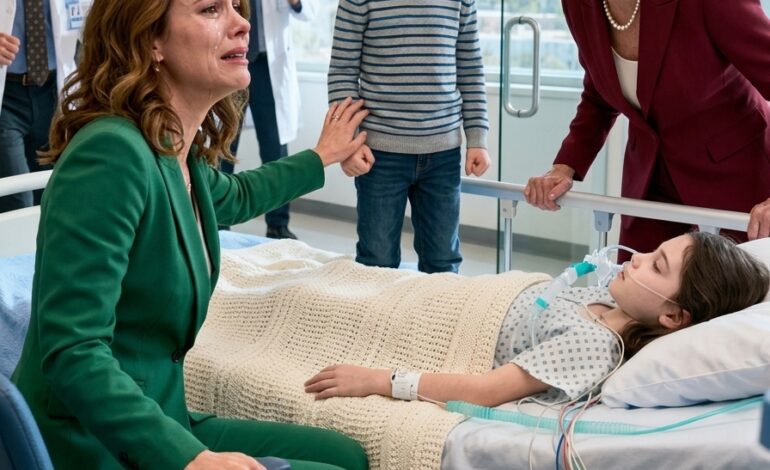 U nemocniční postele mé dcery moje sestra hlasitě zašeptala: „Možná je lepší, když nepřežije – její matka je prokletí.“ Příbuzní souhlasili. Můj sedmiletý syn se postavil: „Teto Liso, mám všem říct, co jsi dělala, když máma spala…“