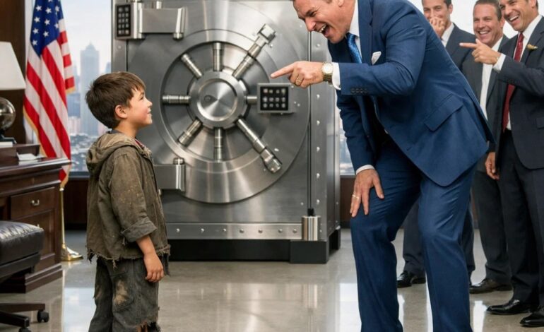 vf – Milionář nabídl dítěti z ulice 100 milionů dolarů, pokud otevře jeho neuvěřitelný trezor.