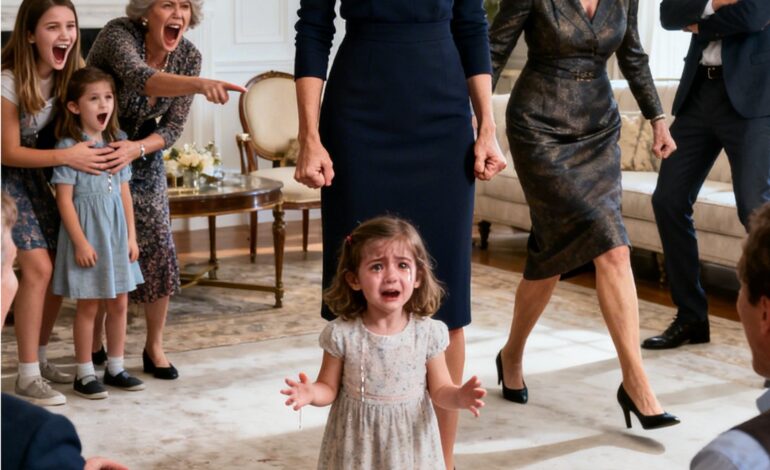 My 4-Year-Old Daughter Tried To Hug My Mother After Years, But She Stepped Back And Kicked Her, Shouting, “Don’t Wrinkle My Dress With Your Poverty.” | Said, “She’s Your Granddaughter.” She Sneered, “So What? Can’t You See My Dress Was About To Be Ruined?” Moments Later, My Sister’s Kids Ran In – My Mother Rushed To Hug Them, And When My Niece Accidentally Spilled Juice On Her Dress, She Smiled And Said, “Oh Honey, Don’t Worry. It’s Just A Dress.” My Daughter Looked At Me With Tears In Her Eyes And Whispered, “Mom, Do You Think I’m Ugly?” My Father Overheard And Laughed, “Not Just You – Even Your Mother Has Always Been Ugly And Smelled Like A Failure.” The Whole Room Erupted In Laughter. I Stood There In Silence… And Promised They’d Regret It..