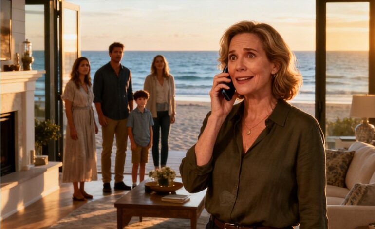 Koupil jsem si dům na pláži, abych si užil důchod, ale můj syn sem přivedl spoustu lidí. Tak jsem je překvapil…