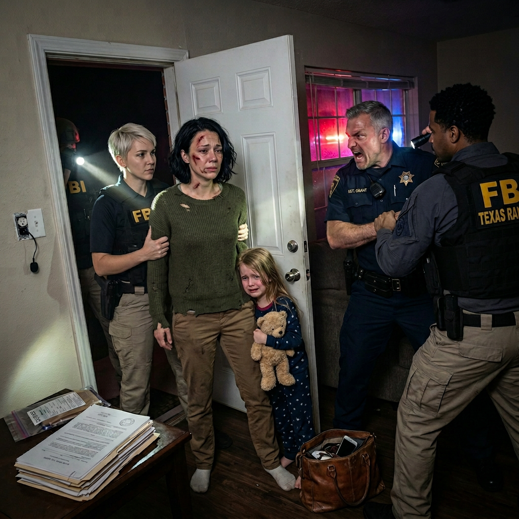 My Wife Was Crying, Begging For Mercy, When Sergeant Grant Crushed Her Jaw With His Boot. “Your Husband Can’t Save You,” He Spat, While His Men Terrorized My Little Girl. I Was Thousands Of Miles Away, Listening To Their Screams Through A Hidden Mic. I Didn’t Call 911. I Called My Squad. Grant Thought He Was The Law. He Had No Idea He Just Declared War On A Ghost Operative Who Has Dropped Bombs On Compounds For Less Than What He Did To My Family. “Now…They Woke The Devil.”