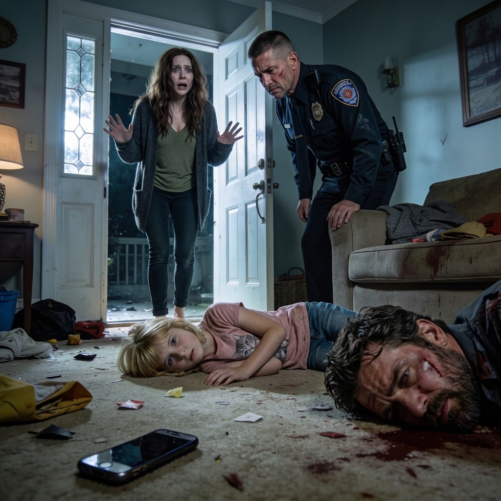 While I was at work, my 10-year-old daughter called me, her voice trembling. “Mom… please help! Come home right now!” I rushed home in panic, only to find my daughter and my husband lying unconscious. I called the police immediately, and one of the officers leaned in and whispered, “Ma’am… you may not believe the reason they collapsed.”