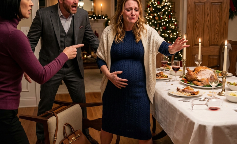 Seven Months Pregnant, I Was Forced to Cook Christmas Dinner Alone—Then My Mother-in-Law Pushed Me Until I Started to Miscarry