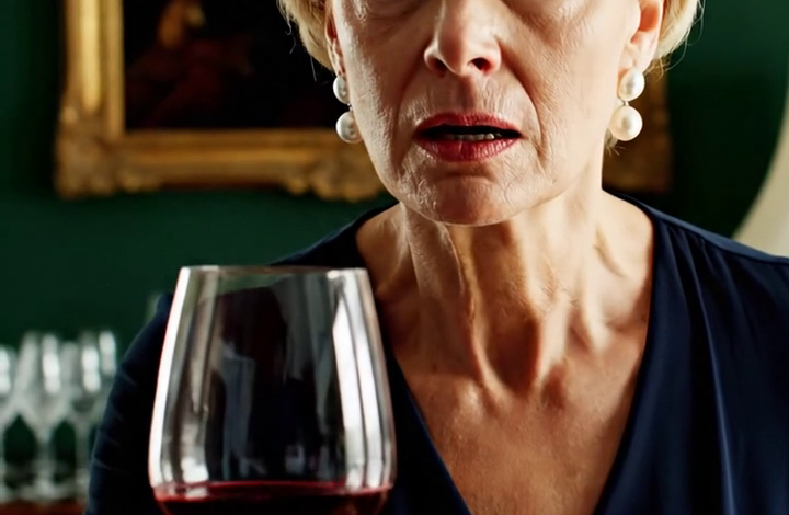 Během večeře moje snacha převrhla sklenici, když jsem jí odmítla nalít další víno. Řekla: „Prostě udělej, co jsem ti řekla.“ Druhý den ráno se probudila… a uviděla něco, co ji nechalo bez slov!