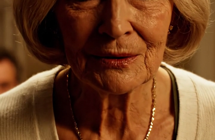 „Babičko, řekni, že se necítíš dobře, a vyjdi ven,“ napsala mi vnučka u večeře. O deset minut později…