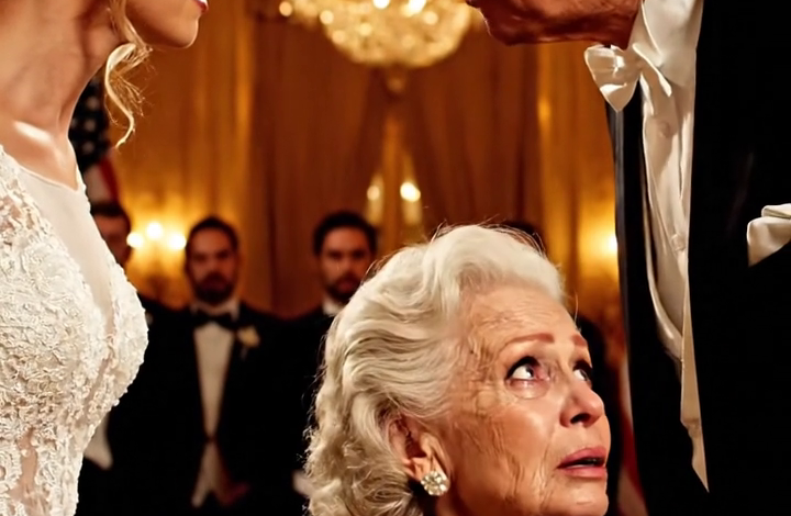 Na luxusní svatbě mého syna jsem seděla ve čtrnácté řadě hned u obslužné zóny. Nevěsta se naklonila a zašeptala: „Vaše chudoba nás uvede do rozpaků.“ Polkla jsem ponížení a prošla šeptem. Pak si vedle mě sedl muž v černém obleku a tiše řekl: „Předstírejme, že jsme se sešli.“ A v okamžiku, kdy se můj syn podíval dolů a uviděl nás, zbledl, jako by právě něco poznal.