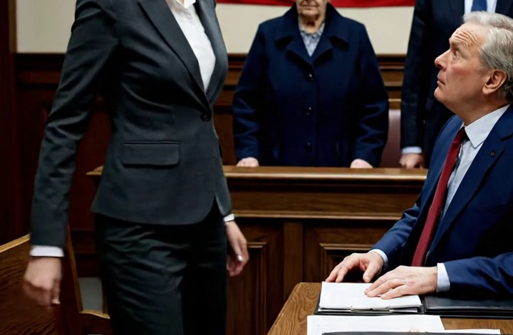 Můj bohatý otec se smál, když moje zlomená matka přišla k soudu bez právníka – dokud jsem se nepostavil a neřekl: „Vaše Cti, budu ji bránit.“