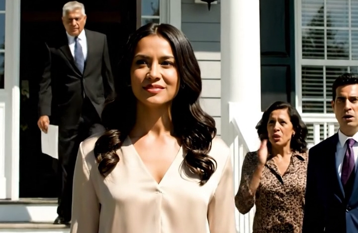 Jen chvilku… – Nová žena mého bývalého manžela se objevila u mých dveří se zištným úsměvem. “Jsme tu, abychom se spravedlivě rozdělili na…