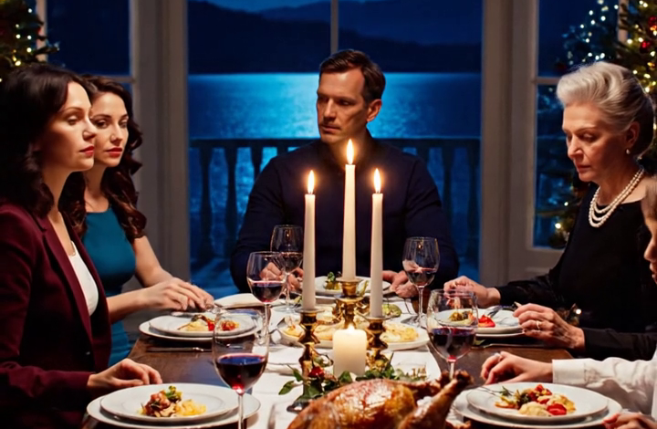 Na vánoční večeři jsem poděkoval tetě za narozeninovou klíčenku – pak klidně řekla, že skutečným dárkem byl byt za 400 000 dolarů. Celá moje rodina ztuhla.