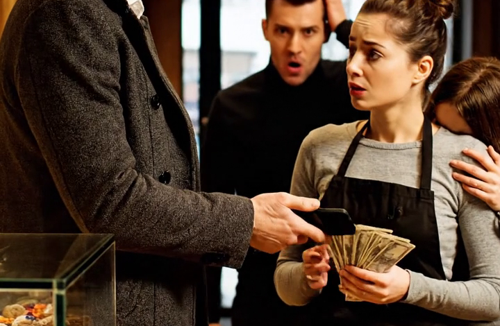 „Moje máma tak tvrdě pracuje, ale její šéf jí stejně nezaplatí,“ řekla holčička. U rohového stolu se miliardář Jonathan Reed podíval k pultu a ztuhl.