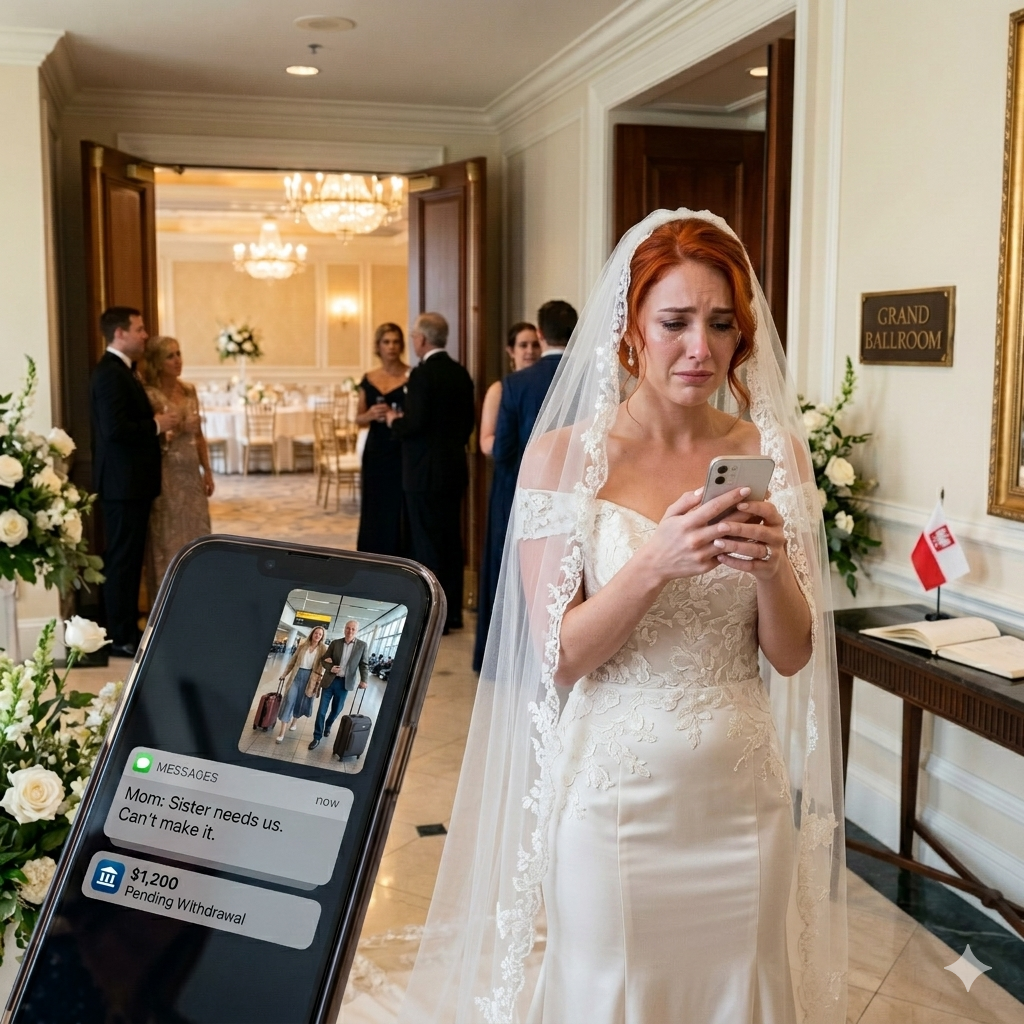 Moi rodzice zostawili mnie w najważniejszym dniu mojego życia, żeby popłynąć w rejs z siostrą. Mama napisała: „Ona nas potrzebuje. Zawsze byłeś do zastąpienia”. Odpowiedziałem: „W porządku”. Tego popołudnia próbowała zabrać mi 1200 dolarów z konta. Zamknąłem wszystko. Dwie godziny później zadzwoniła z krzykiem… Ale było za późno.