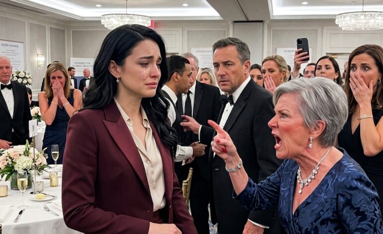 My mother-in-law thought I was a broke failure. She always bragged about her elite club. At her charity gala, she told me I didn’t belong and tried to kick me out. I pulled the founder aside and stopped their funding instantly. Two minutes later… true story.