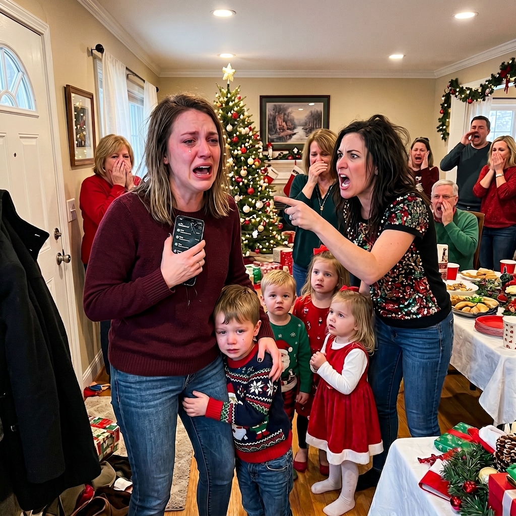 “My family didn’t want children at the Christmas party—including my son. But when I arrived, my sister’s three kids were already there. ‘They deserve to be here,’ they said. I said nothing and took my son away. I sent one message: ‘You’ll all pay for this.’ My phone started vibrating nonstop. 57 missed calls.”