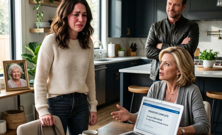 My Mom Gave My Grandmother’s $200,000 Inheritance to Her New Boyfriend — Three Weeks Later, She Called Me Crying