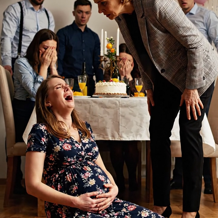 At my husband’s birthday party, I lifted my glass and smiled. “I’m pregnant,” I said, sure this was the perfect moment. His mother’s laugh cut through the room. “Liar. You’re doing this for attention.” I tried to breathe. “Please—stop.” But she stepped closer, eyes cold… then drove her heel into my stomach. In the hospital, the ultrasound screen flickered—one image, then another. The doctor went silent. Everyone did. And that’s when I realized… the truth was worse than anyone imagined. – True Stories