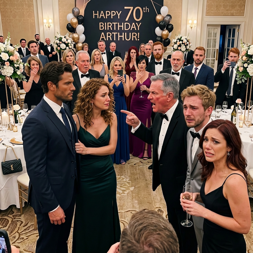 My father convinced my fiancé to leave me for my best friend, saying, “She’s the kind of woman you should marry.” Years later, I walked into Dad’s 70th birthday party with my husband — and suddenly, no one could breathe….