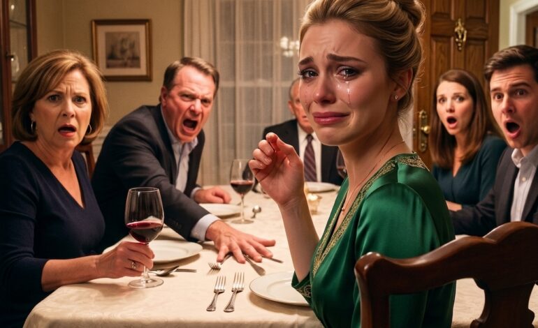 My mother set her glass down, looked me over, and said, “Some people end up alone for a reason.” The table went quiet, waiting for me to shrink like I used to. Instead, I smiled and said, “I’m not alone. I’ve been married for years.” My father hit the table so hard the forks jumped… Then demanded to know why they’d never met him.