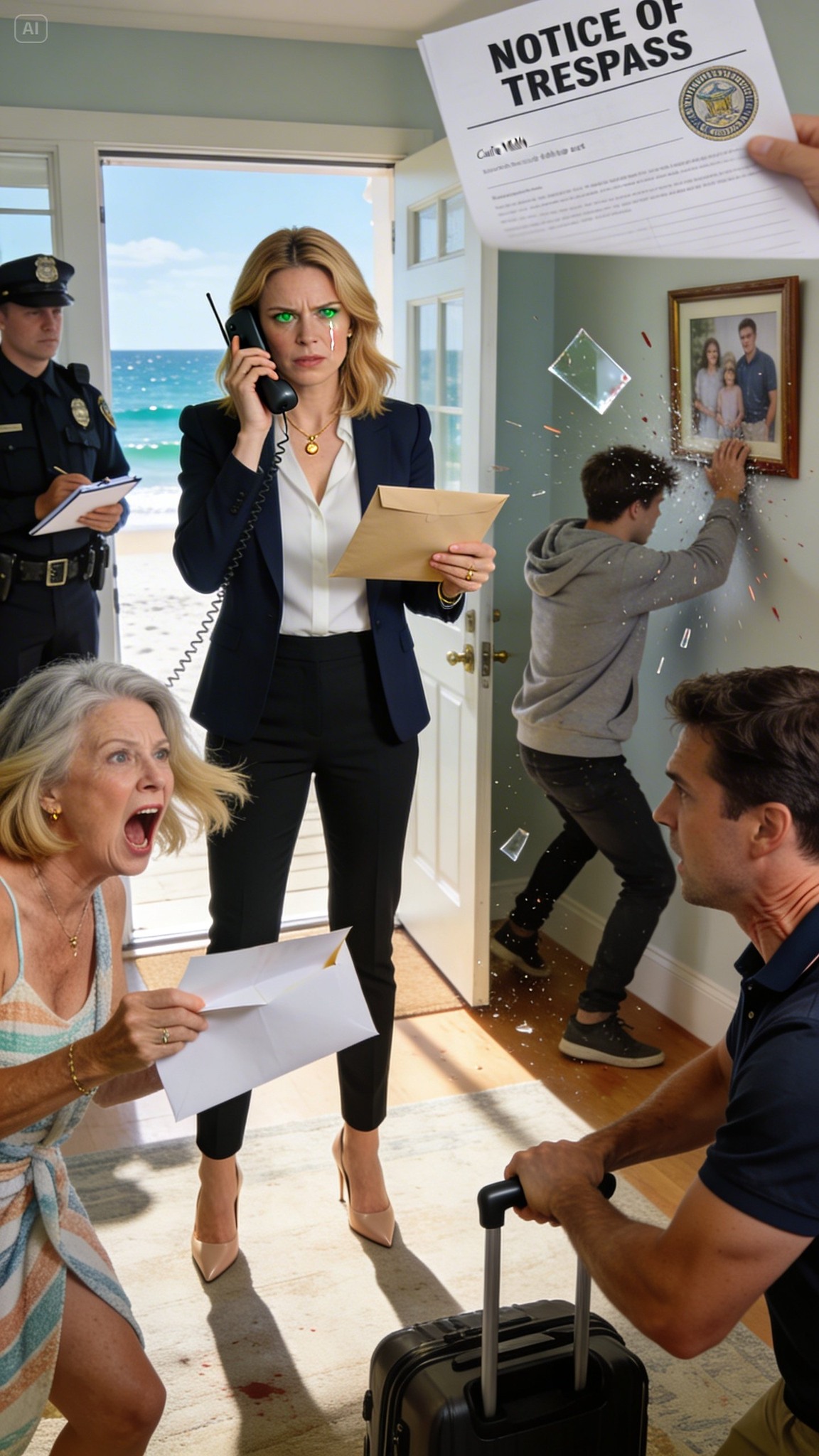 When I called to confirm the family vacation dates, my mom told me: “We’re already on the trip—just send the beach house keys, don’t make a scene.” I smiled and ended the call. 3 days later, I did mail the keys—but slipped inside was a neatly sealed envelope. The instant they opened it, they screamed nonstop.