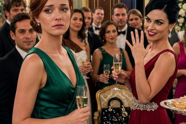 At my sister’s engagement party, she clinked her glass, smiled sweetly and whispered, “You’ll never find anyone.” Everyone laughed. I just sipped my champagne and texted my “imaginary boyfriend”: REJECT HER FIRM. 9 A.M. MONDAY. By Sunday brunch, my sister was sobbing over a brutal email from Northgate Capital, signed by my secret husband. Mom demanded I fix it. I slid a City Hall wedding photo across the table—and watched their faces fall.