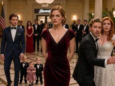 Na svatbě Grand Hotel v Beverly Hills všichni očekávali, že „dokonalý“ nový život Ryana Mitchella zazáří a jeho bývalá manželka Emily Carterová se ukáže malá a rozpačitá. Místo toho Emily dorazila v safírových šatech s mocným spojencem, třemi dětmi, které nikdo nečekal, že je uvidí, a s pravdou, která zastavila hudbu. Když se lustry přestaly třpytit, skutečná podívaná vůbec nebyla láska – byl to pečlivě zinscenovaný pád. – Novinky