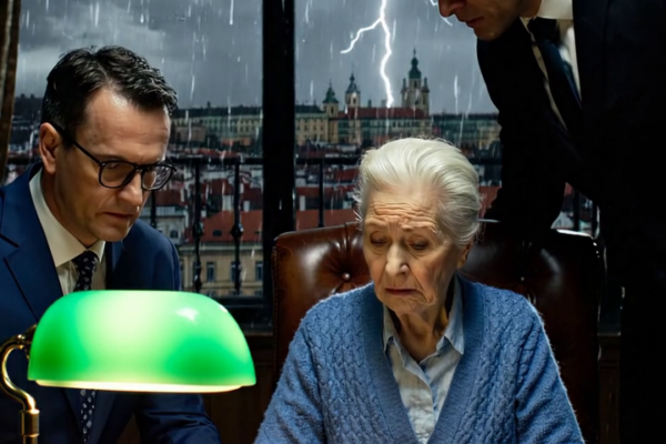 “Paní Bennettová tyto papíry nikdy nepodepsala.” 007