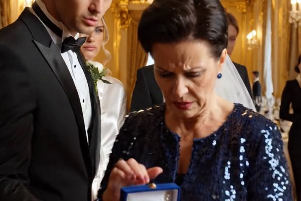 Evelyn přišla požehnat své dceři rodinnými perlami… ale Grace zablokovala dveře svatebního pokoje a zašeptala: ‚Mami, promiň. Nemůžeš zůstat.‘ Taneční sál country klubu za ní zářil květinami, svíčkami a hudbou – to vše zaplatila Evelyn – a matka ženicha se usmála, aniž by věděla, že Evelynino jméno je stále spojeno s jedinou věcí, která udržuje tu dokonalou svatbu při životě.