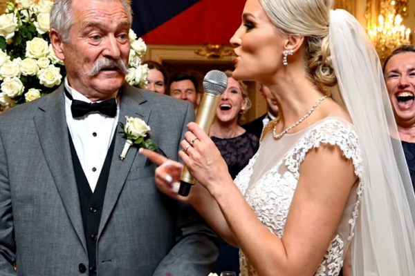 Na svatbě mého syna, kterou jsem zcela zaplatil, mě jeho nová žena s úsměvem představila své bohaté rodině: „To je ten starý muž, kterého musíme snášet.“ Všichni se smáli… dokud se její otec nepodíval blíž, zbledl a zašeptal: “Počkej… nejsi můj nový šéf?”